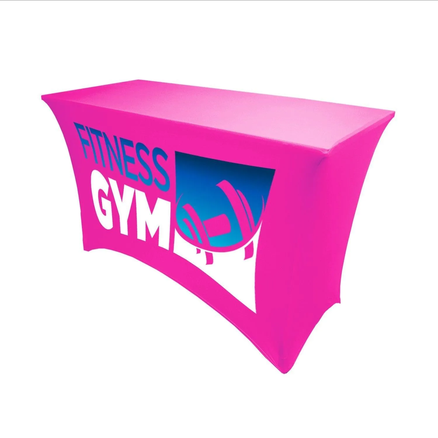 6' Spandex Table Cover With Logo
