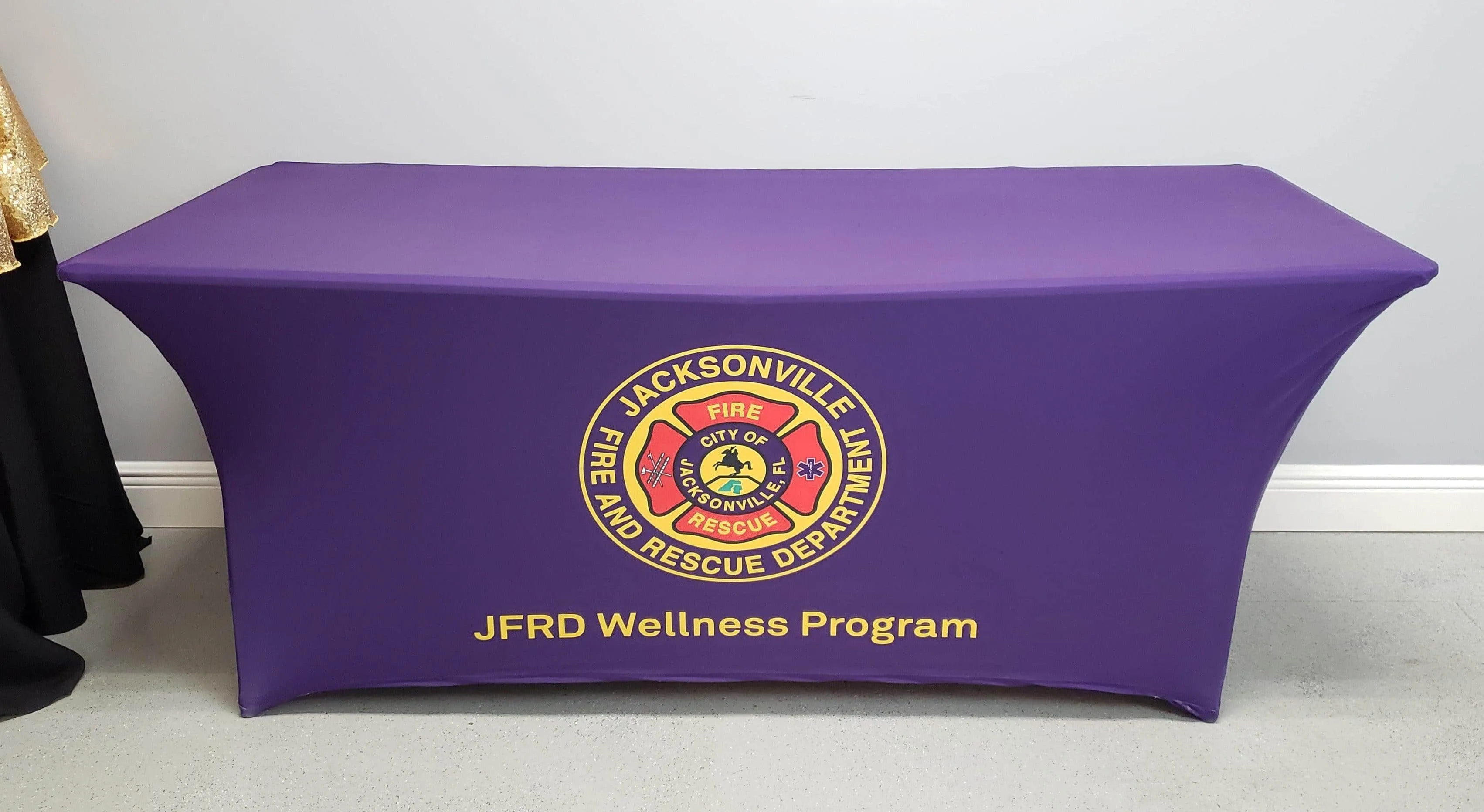 6' Spandex Table Cover With Logo