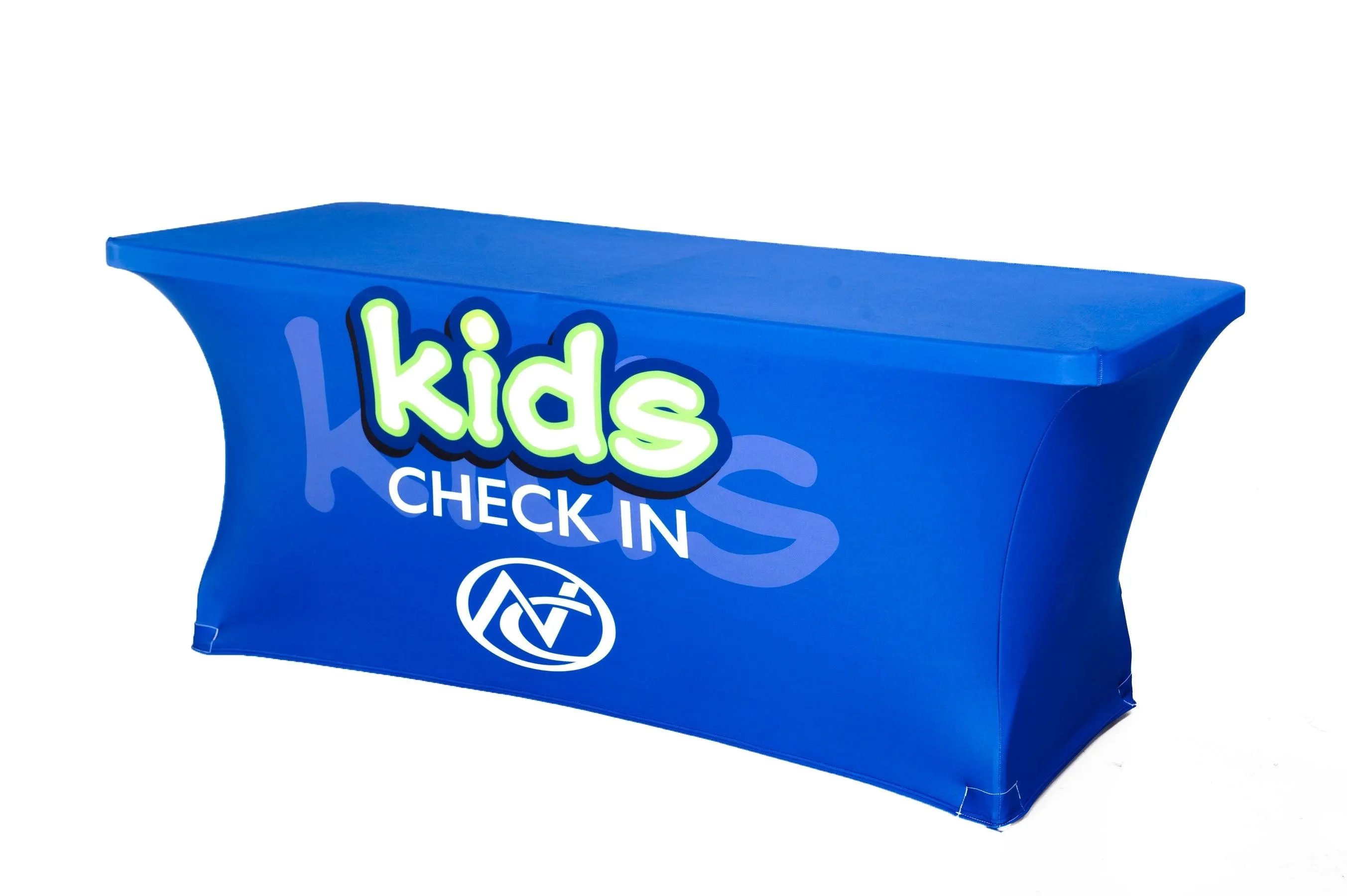6' Spandex Table Cover With Logo