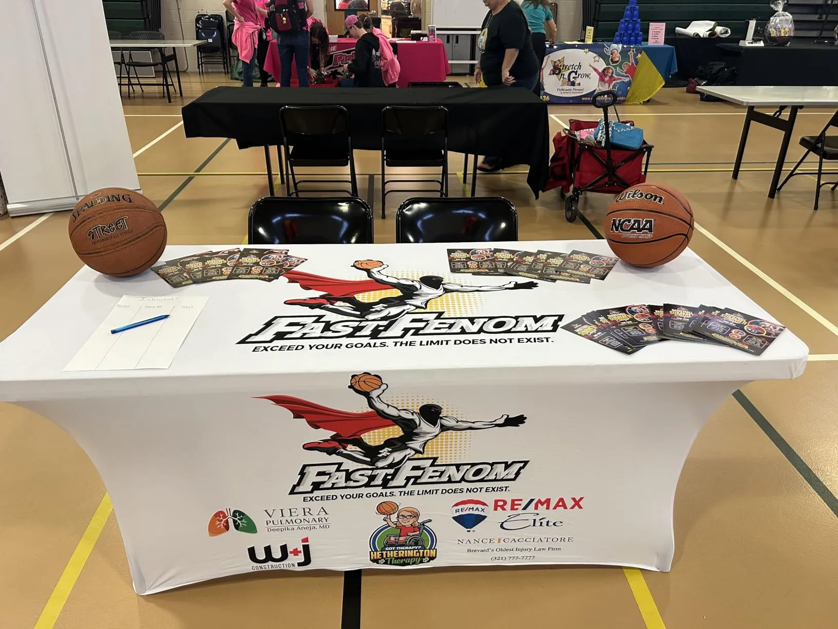 6' Spandex Table Cover With Logo