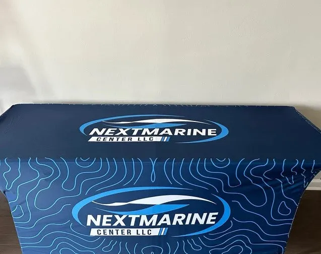 6' Spandex Table Cover With Logo
