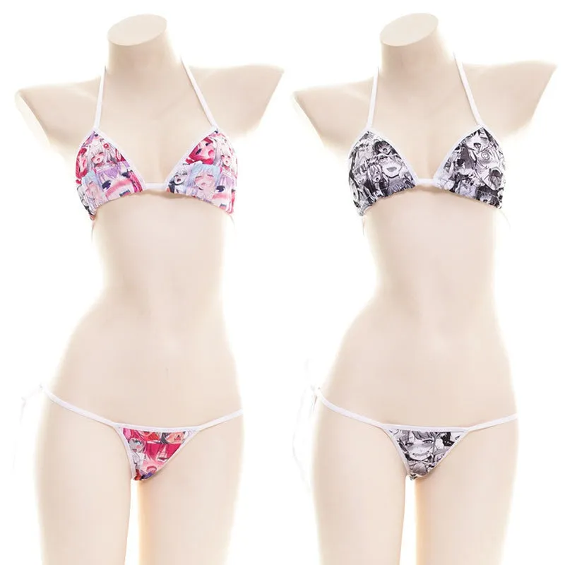 Sure, here’s an optimized version of the product title with modifiers:

Trendy Ahegao Print Bikini Set with Adjustable Straps