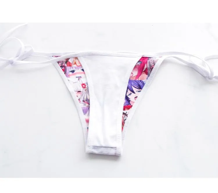 Sure, here’s an optimized version of the product title with modifiers:

Trendy Ahegao Print Bikini Set with Adjustable Straps