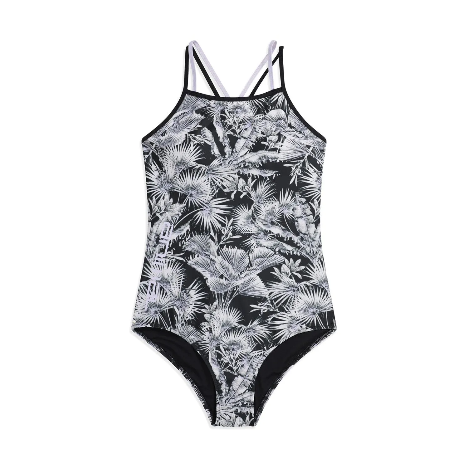 Animal Womens/Ladies Zora Tropical Leaves One Piece Swimsuit