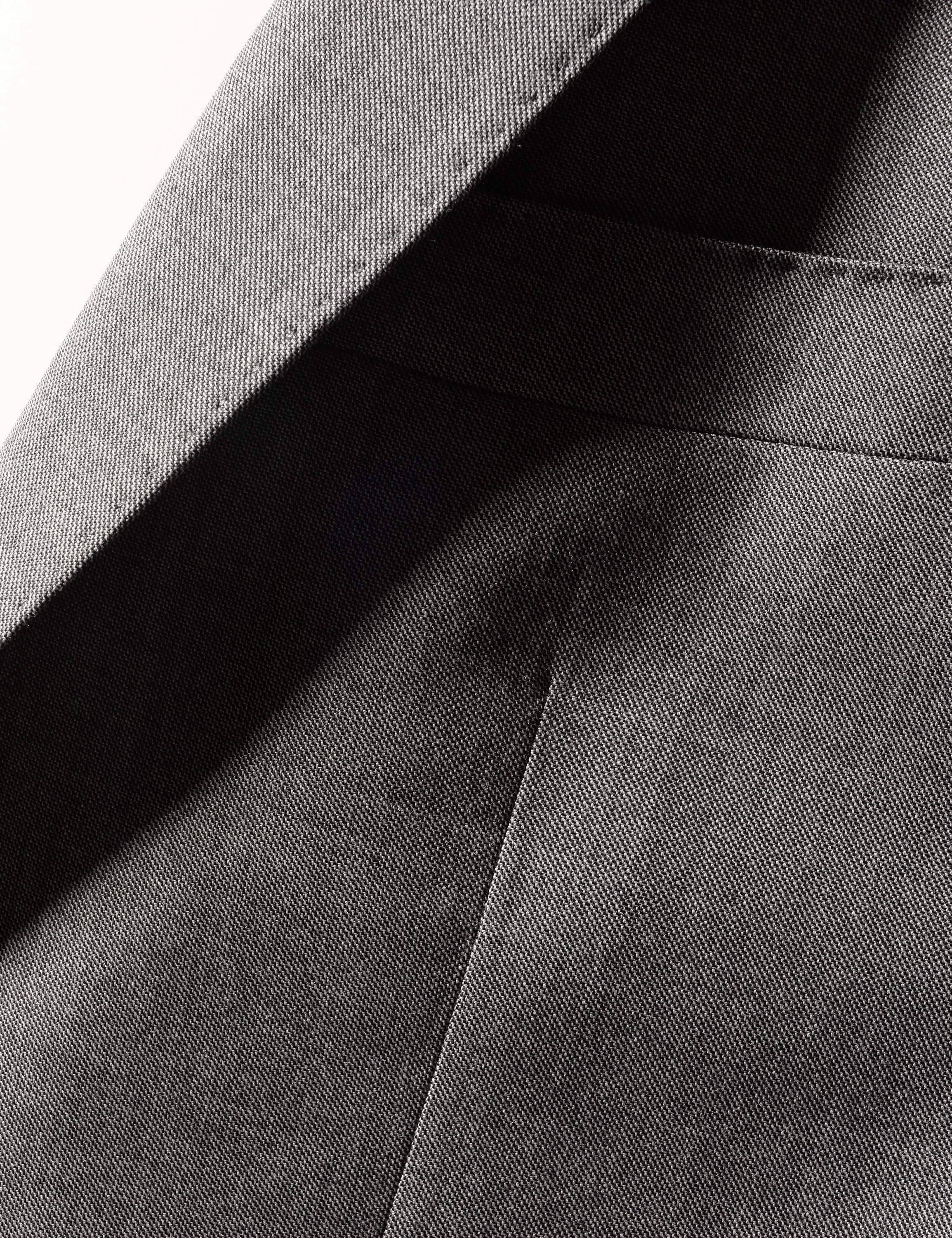 BKT50 Tailored Jacket in Wool Sharkskin - Salt and Pepper Gray