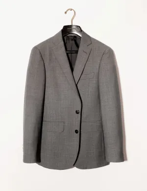 BKT50 Tailored Jacket in Wool Sharkskin - Salt and Pepper Gray