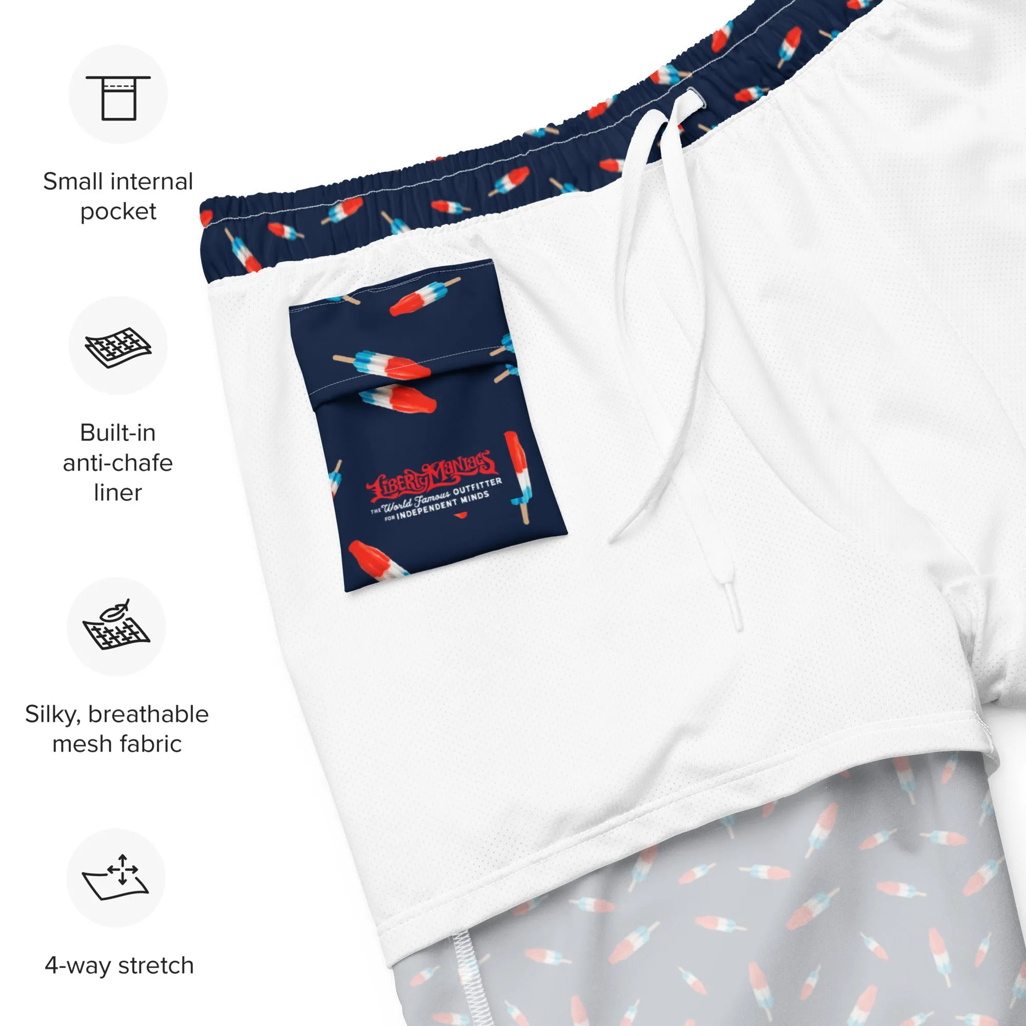 Bombpop Men's Swim Trunks