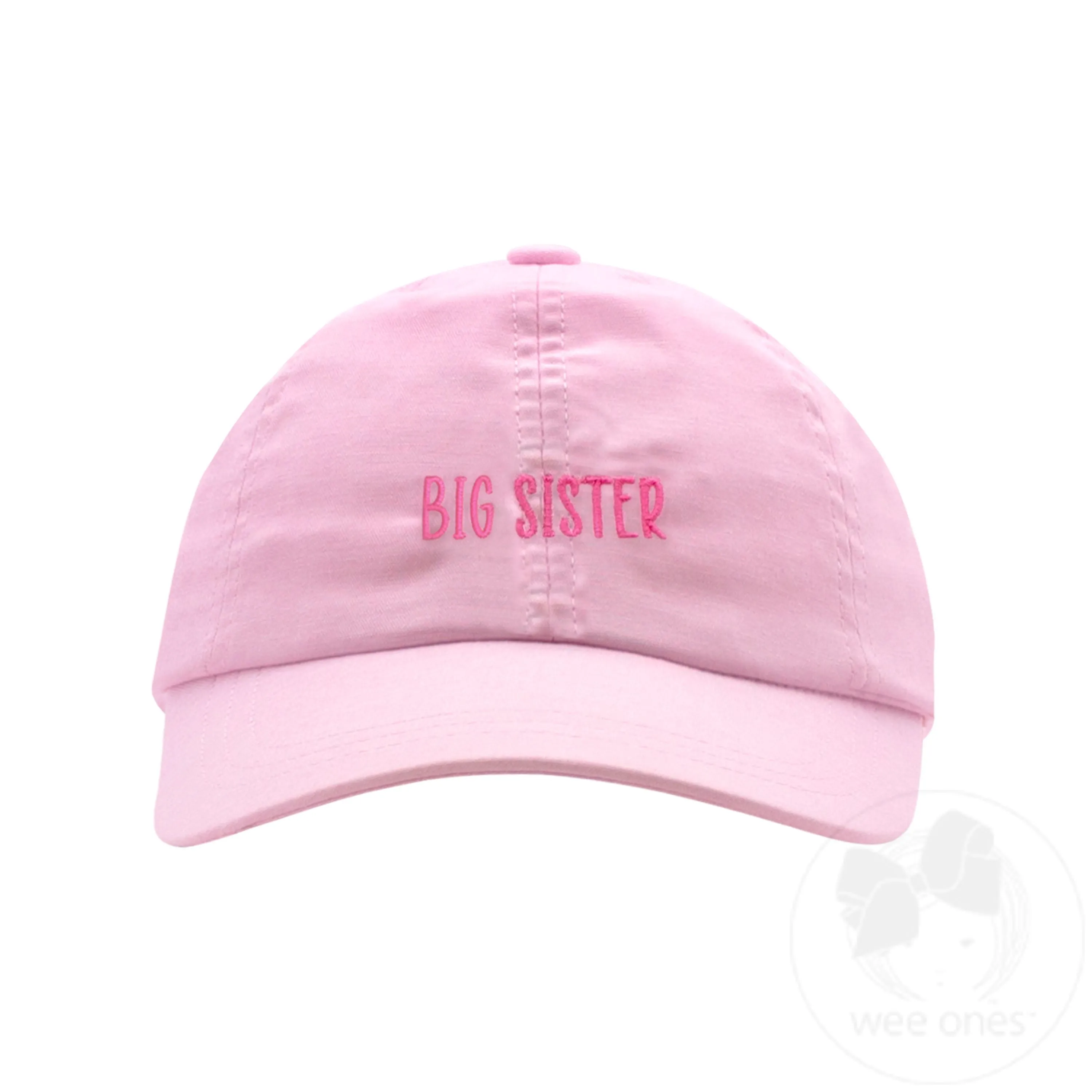 Boys Embroidered "Big Brother" Chambray Cotton Twill Ball Cap