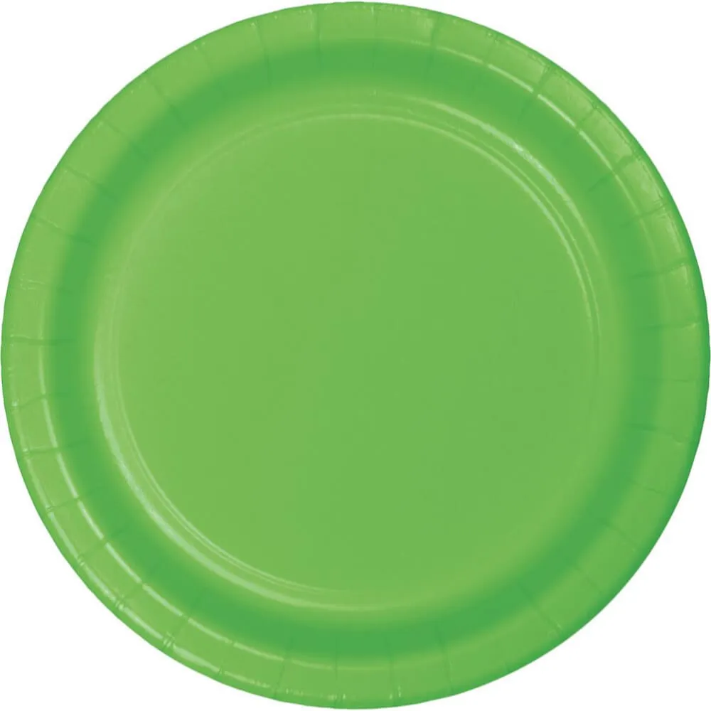 Fresh Lime Dinner Plates 10in 24ct,