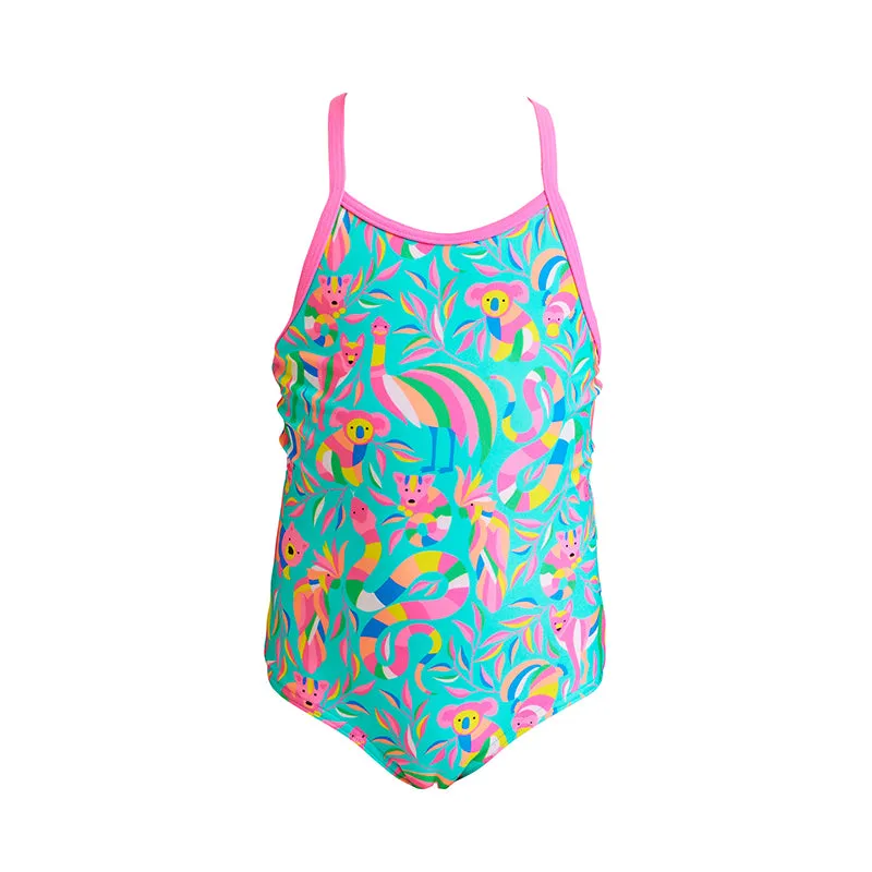 Funkita - Bush Babies - Toddler Girl's Eco Printed One Piece