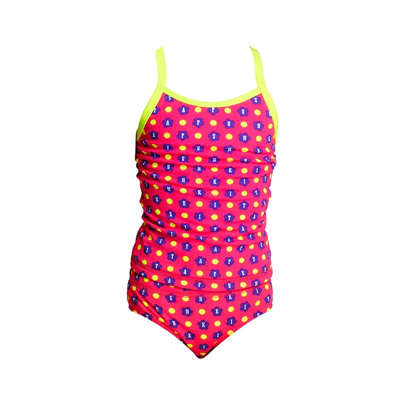 Funkita - Daisy Dots - Toddlers Girls Tankini Two Piece