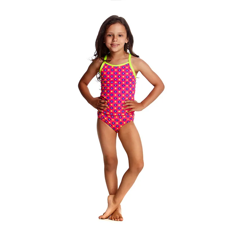 Funkita - Daisy Dots - Toddlers Girls Tankini Two Piece