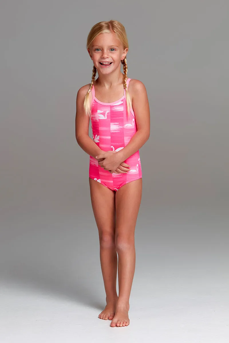 Funkita - Swan Lake - Toddler Girls Printed One Piece