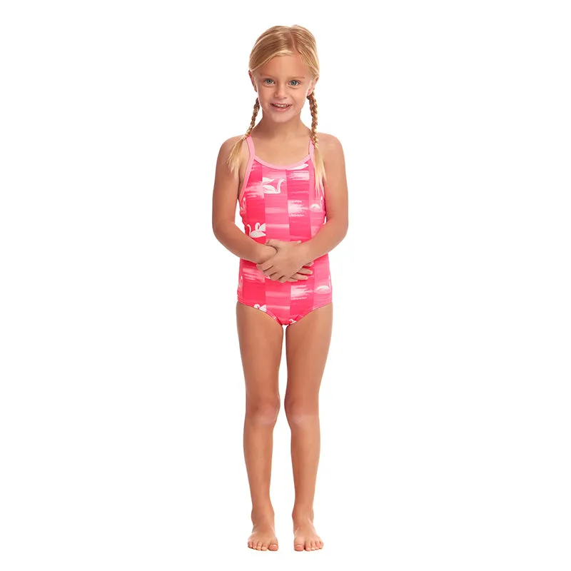 Funkita - Swan Lake - Toddler Girls Printed One Piece