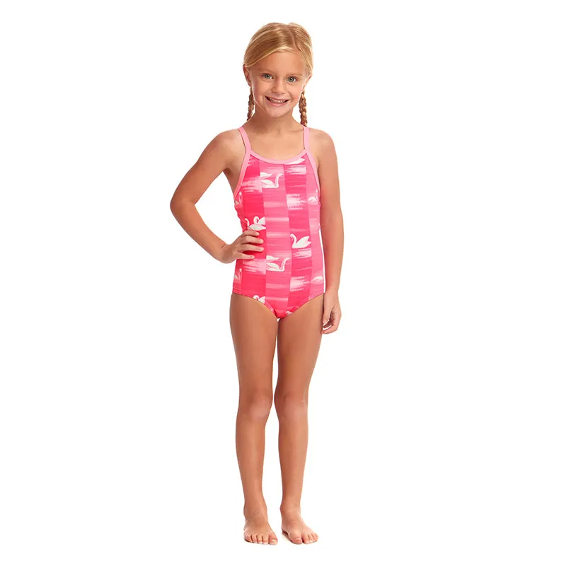 Funkita - Swan Lake - Toddler Girls Printed One Piece