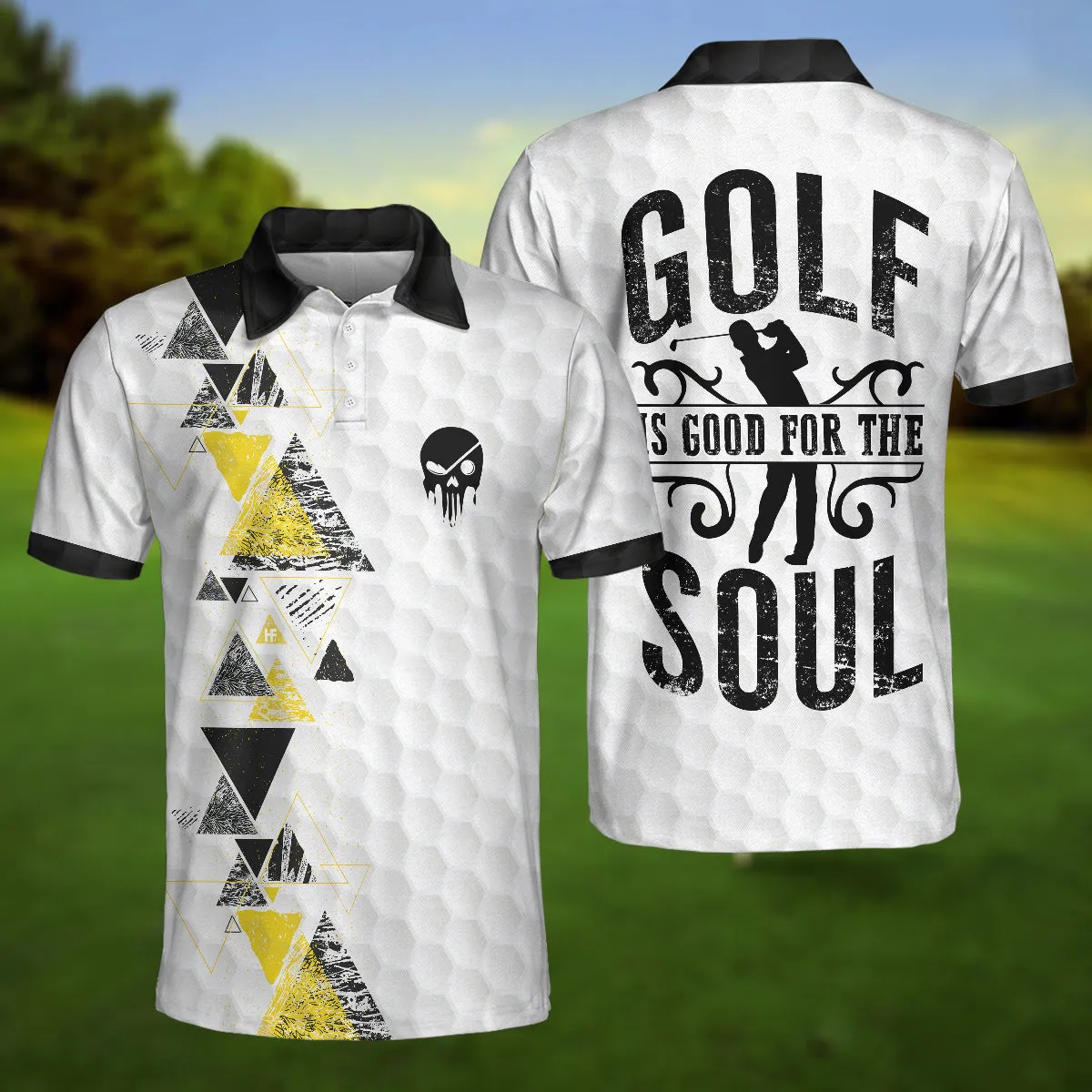Golf Is Good For Soul Polo Shirt Coolspod
