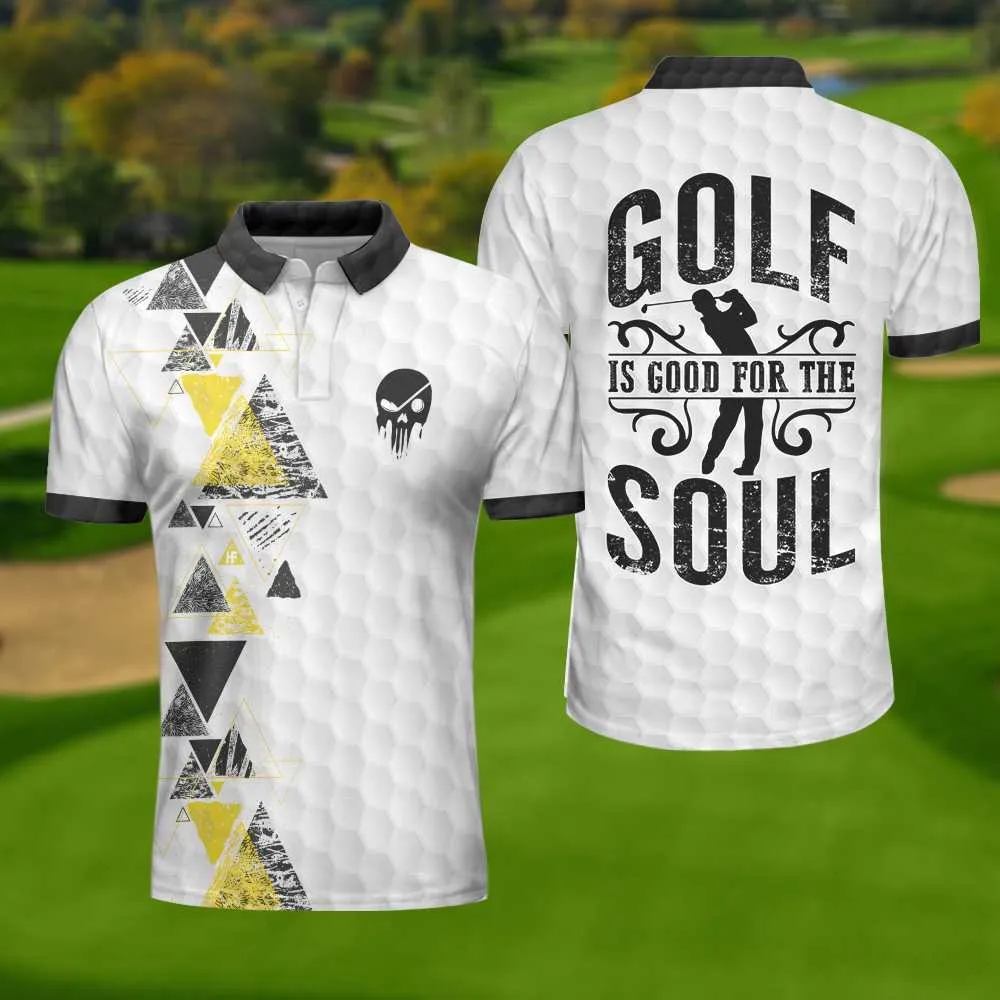 Golf Is Good For Soul Polo Shirt Coolspod