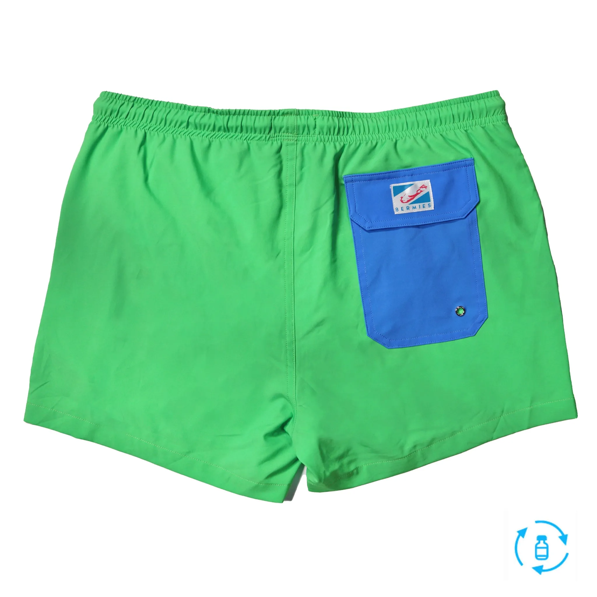 Green W/ Blue Pocket - Women