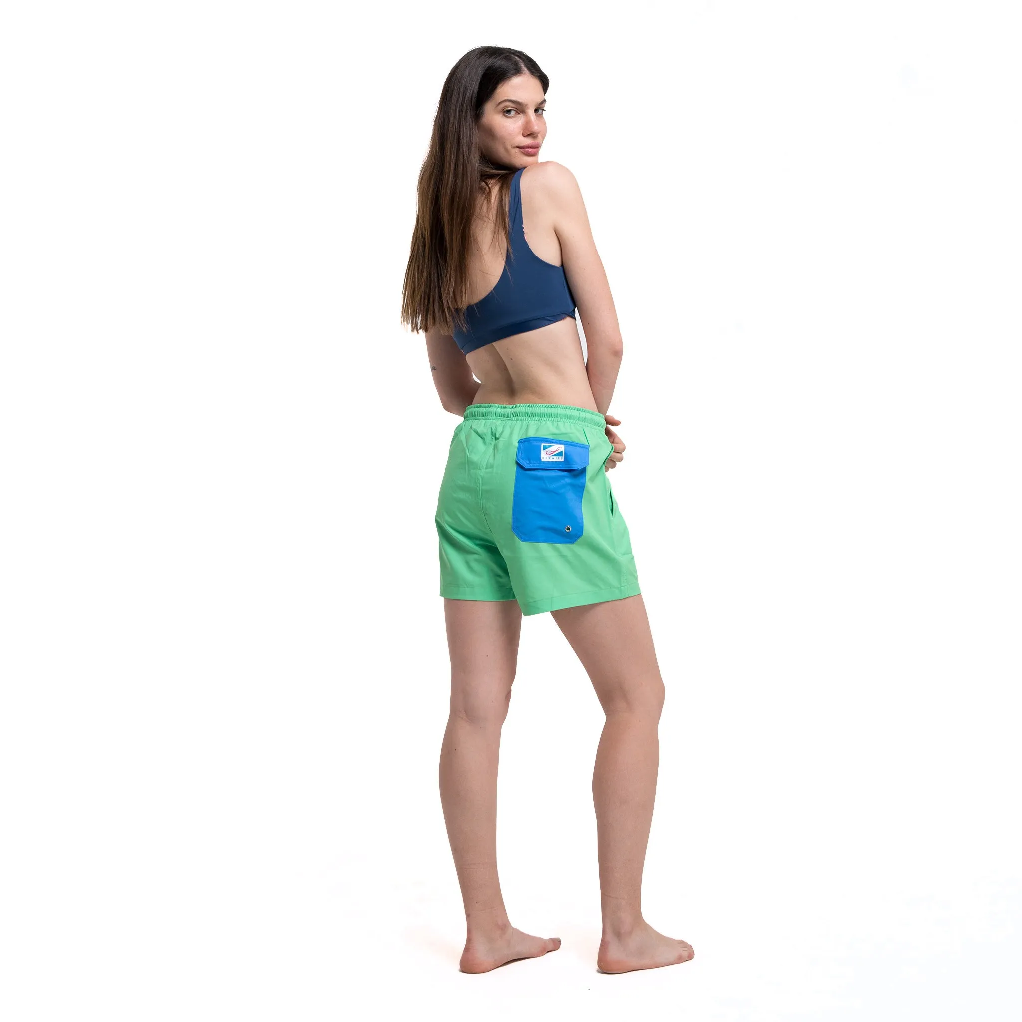 Green W/ Blue Pocket - Women