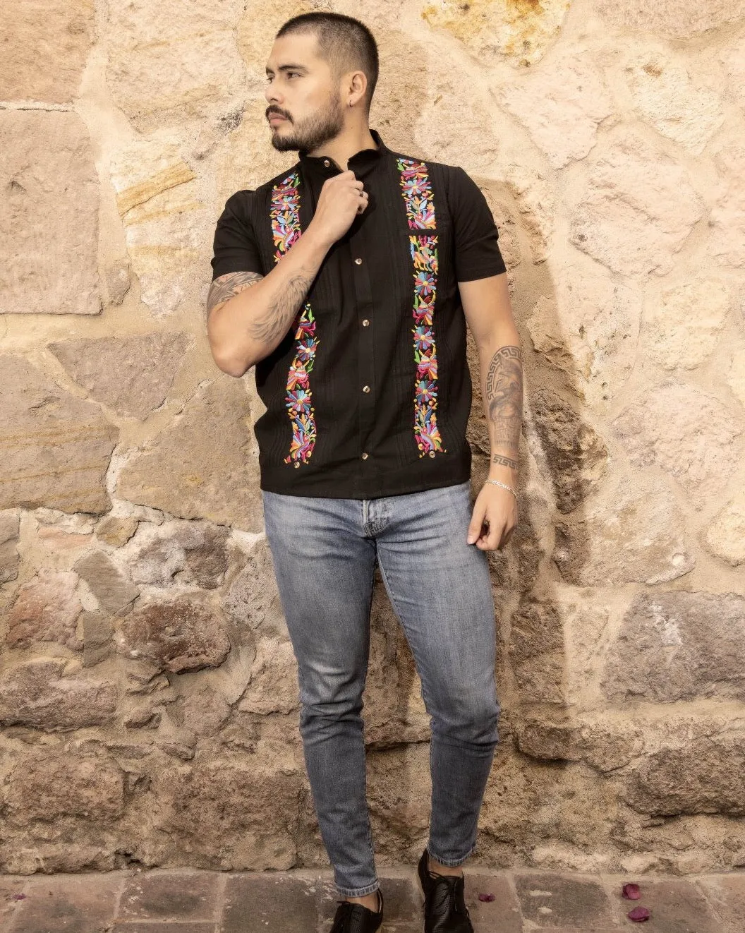 Guayabera Otomi Corta