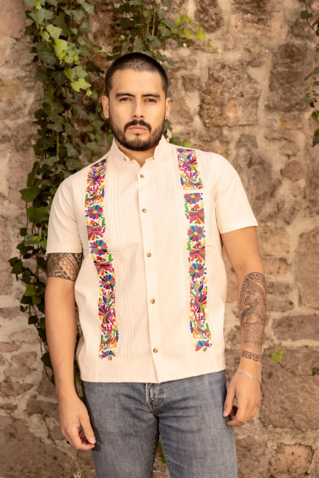 Guayabera Otomi Corta