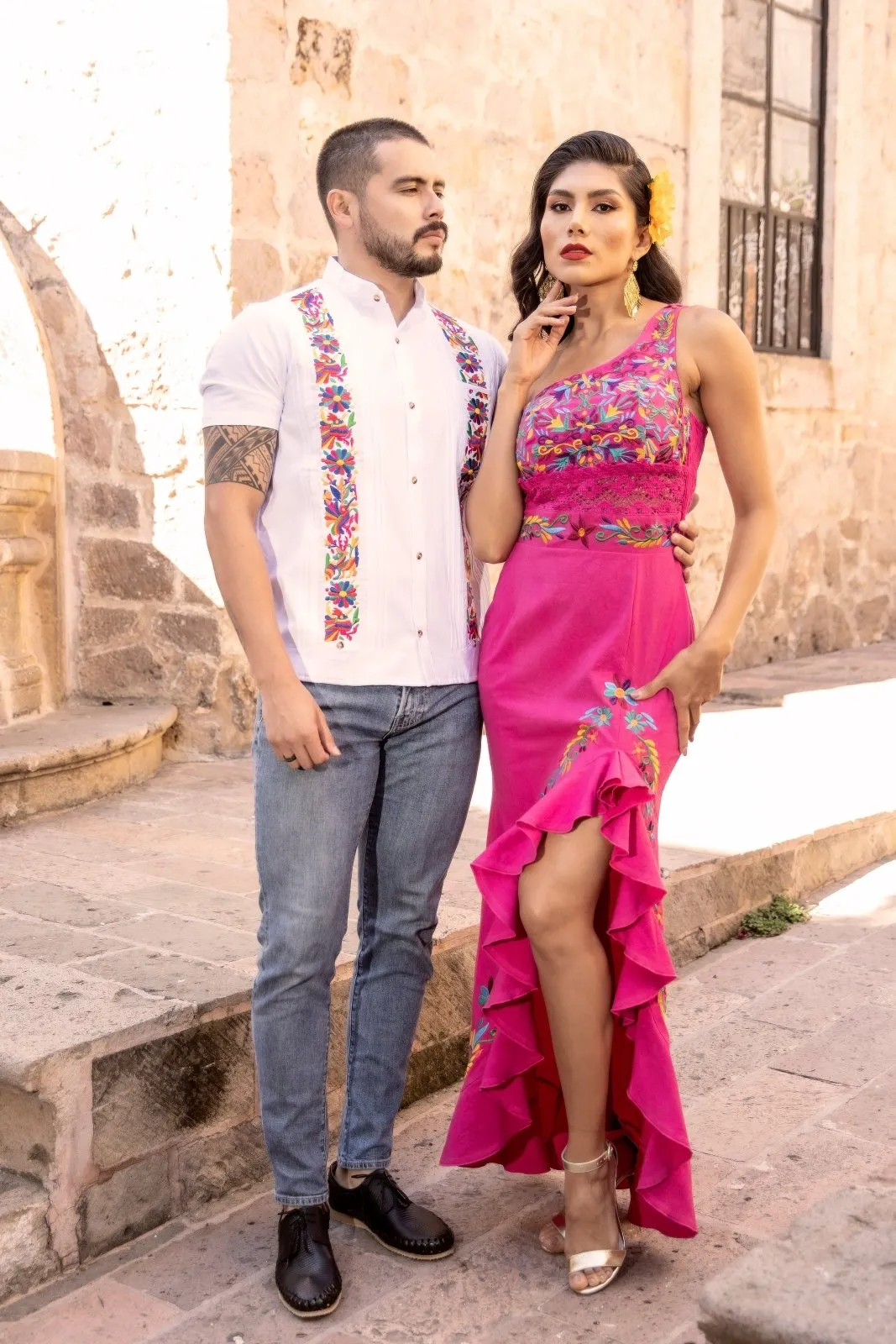 Guayabera Otomi Corta