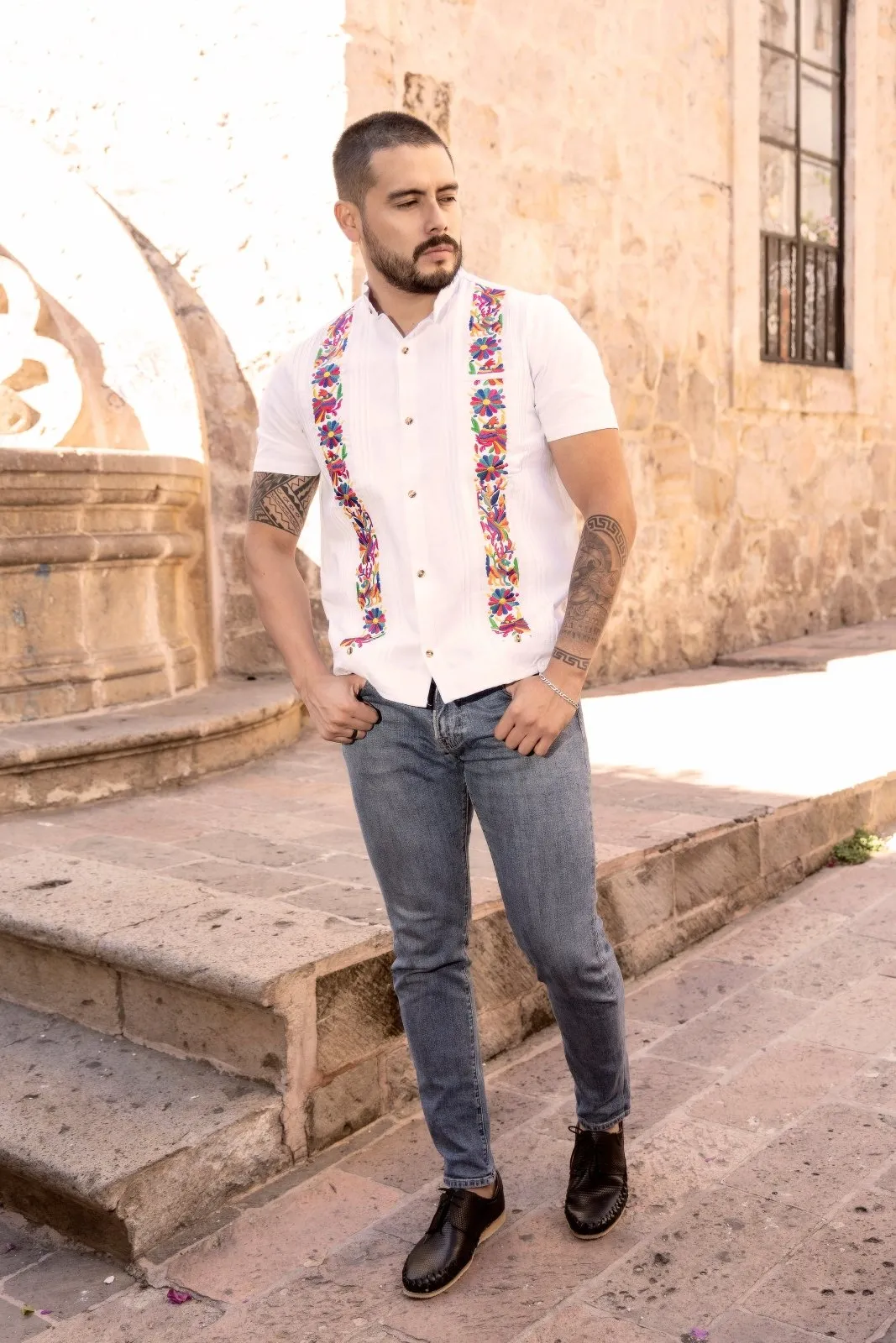 Guayabera Otomi Corta