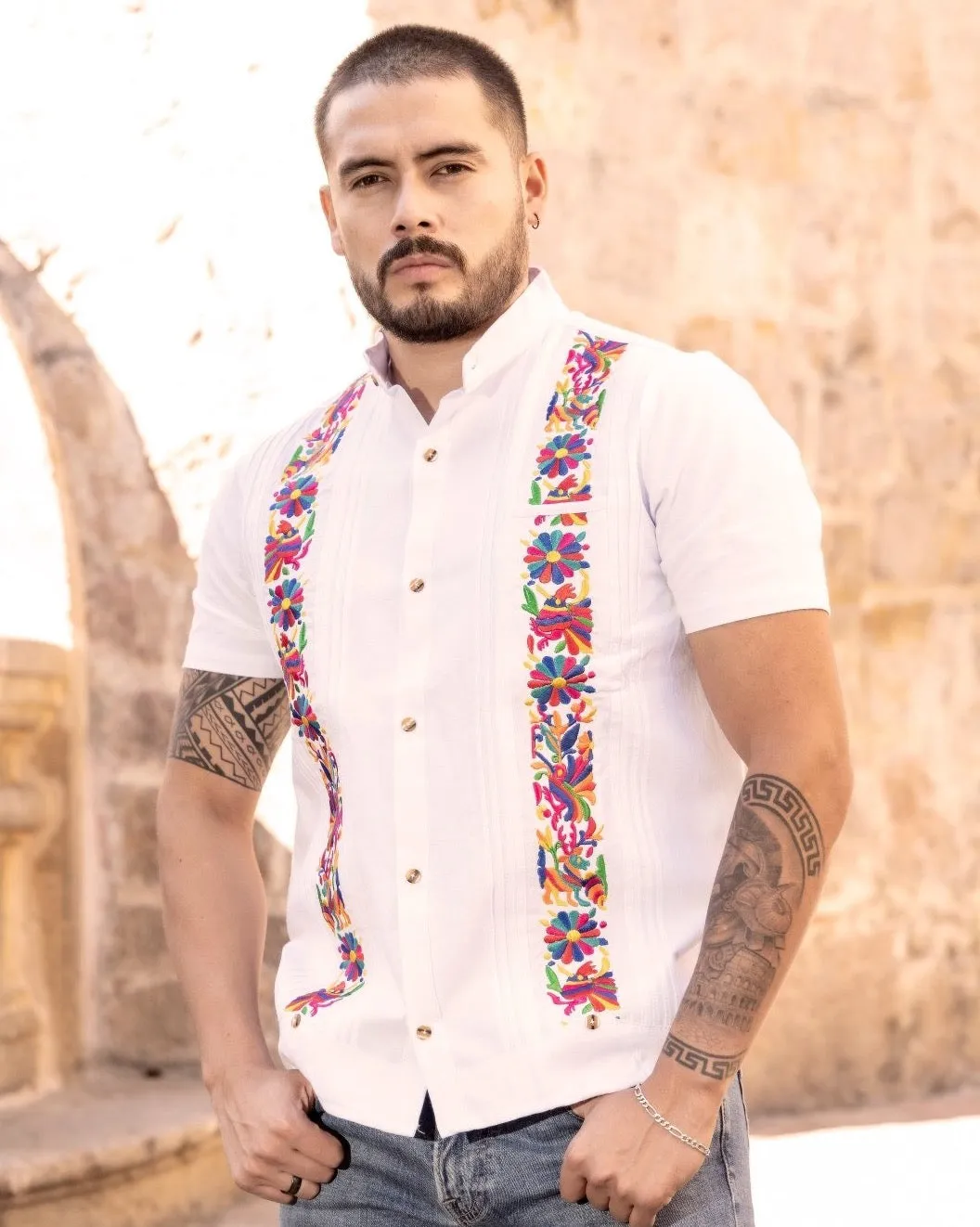Guayabera Otomi Corta