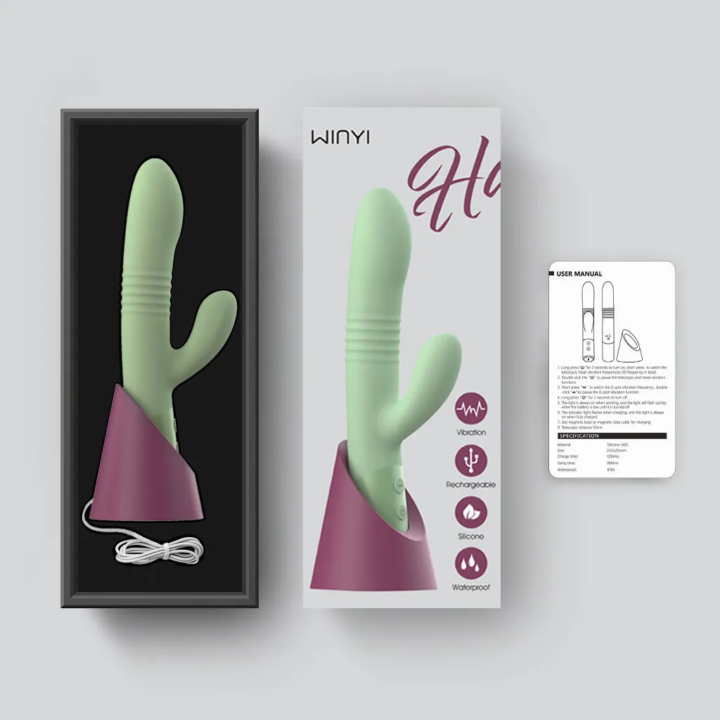Hailey Thrusting Rabbit Vibrator