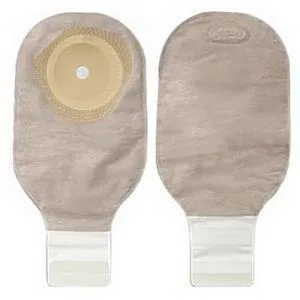 Hollister Premier One-Piece Drainable Pouch, 5/8" to 2-1/8" Cut-to-Fit SoftFlex Skin Barrier, Filter, Integrated Closure, Beige