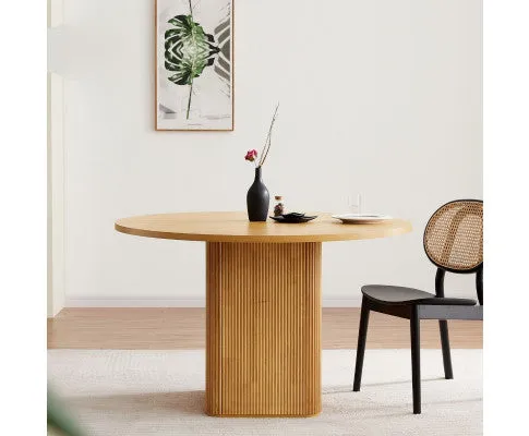 Kate 4 Seater Column Dining Table in Natural