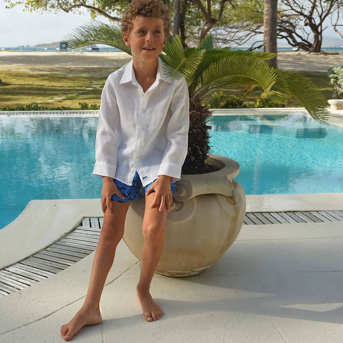 Kids' Swim Shorts FRIGATE BIRD