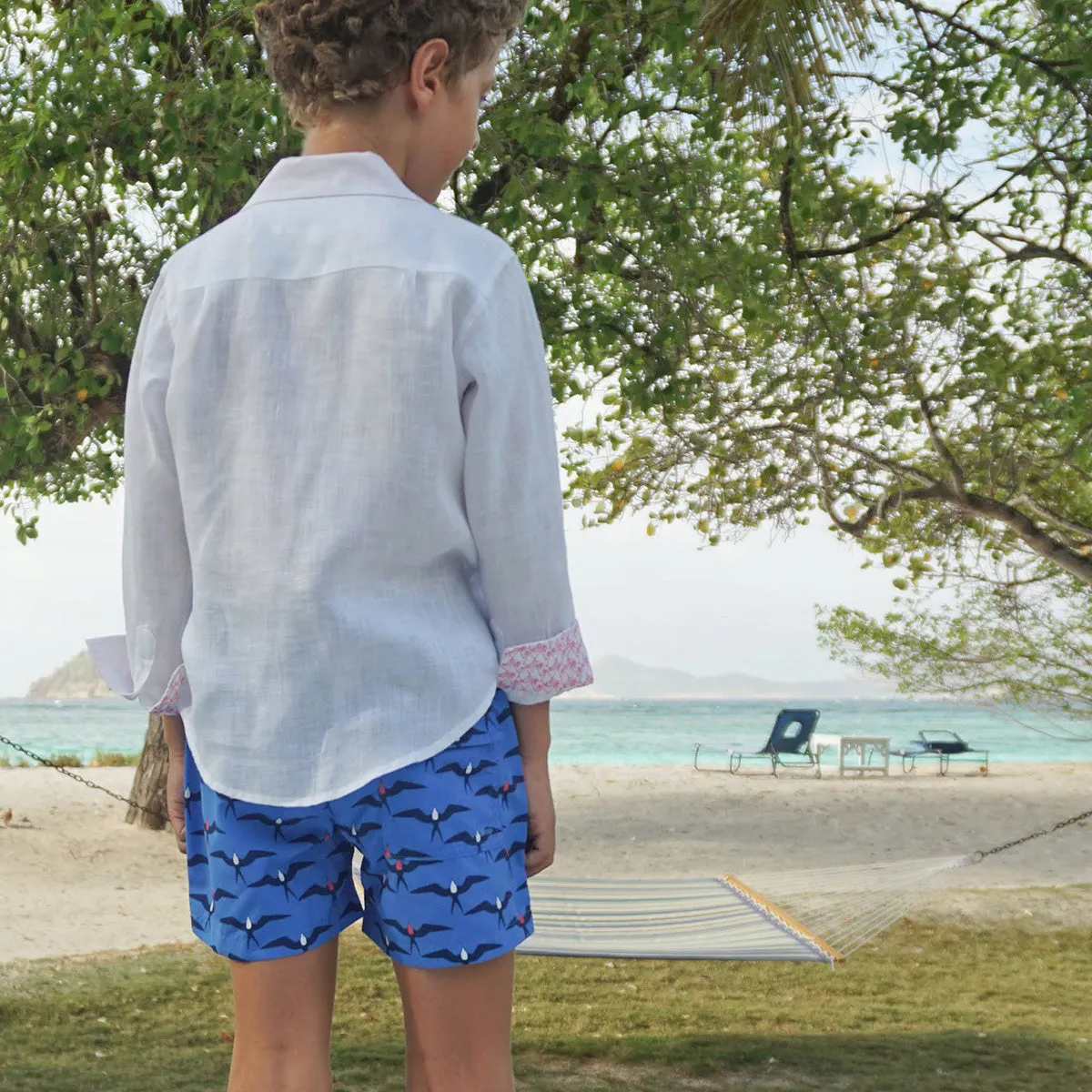 Kids' Swim Shorts FRIGATE BIRD