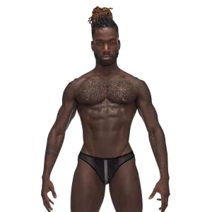 XL Black Landing Strip Bikini Brief - Comfortable and Stylish