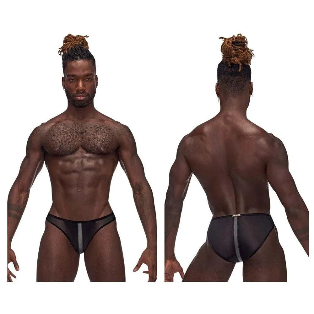 XL Black Landing Strip Bikini Brief - Comfortable and Stylish