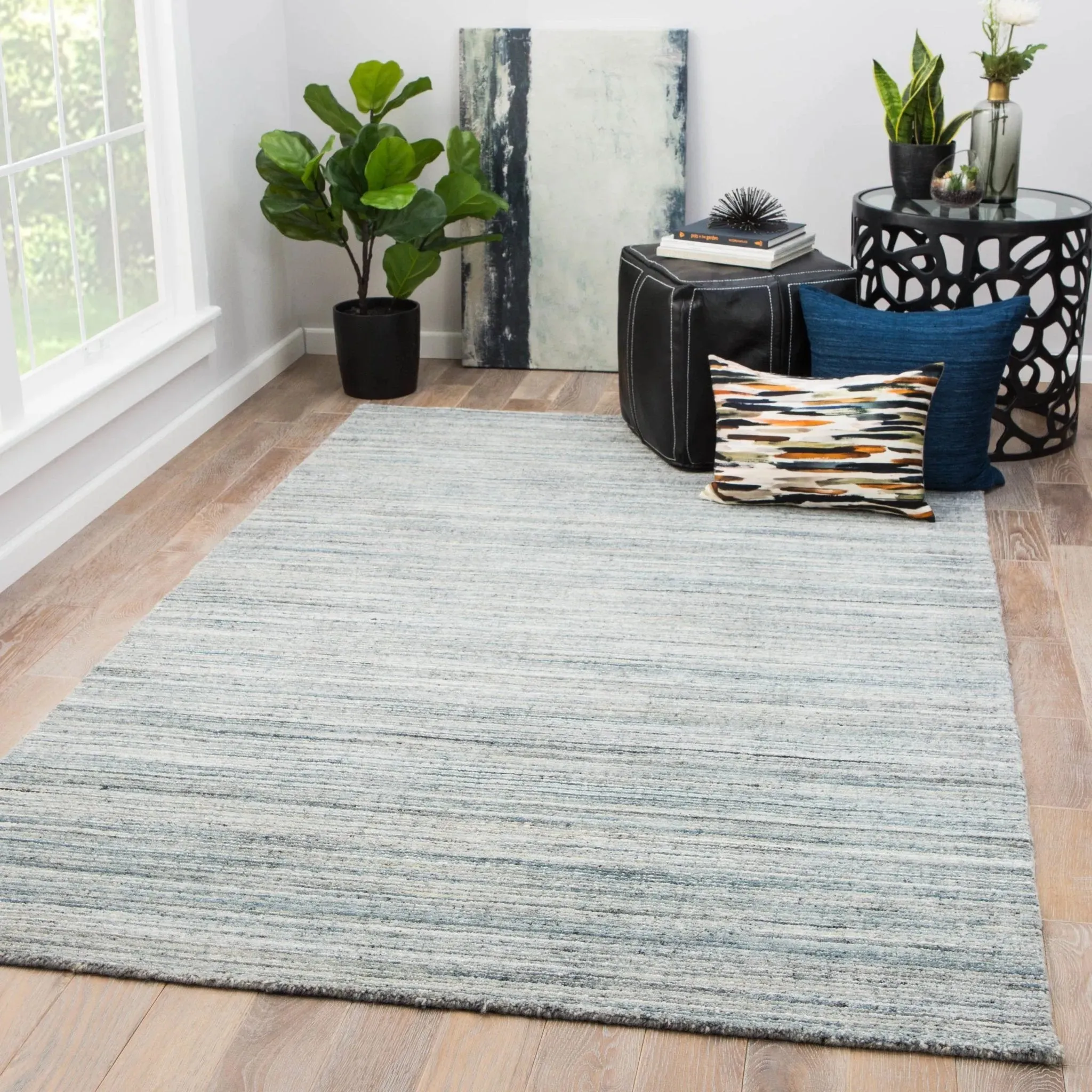 Madras MDS05 Blue/Grey Rug