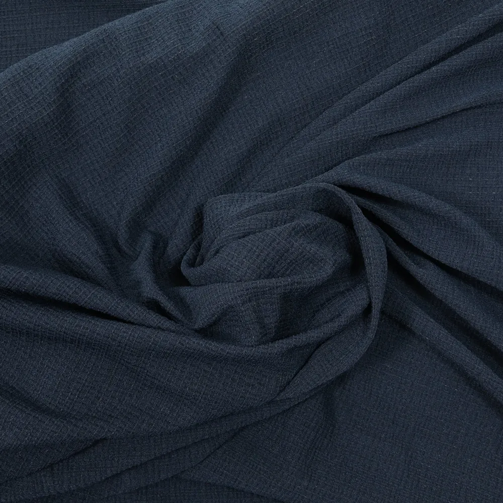 Maille de polyester texturée marine