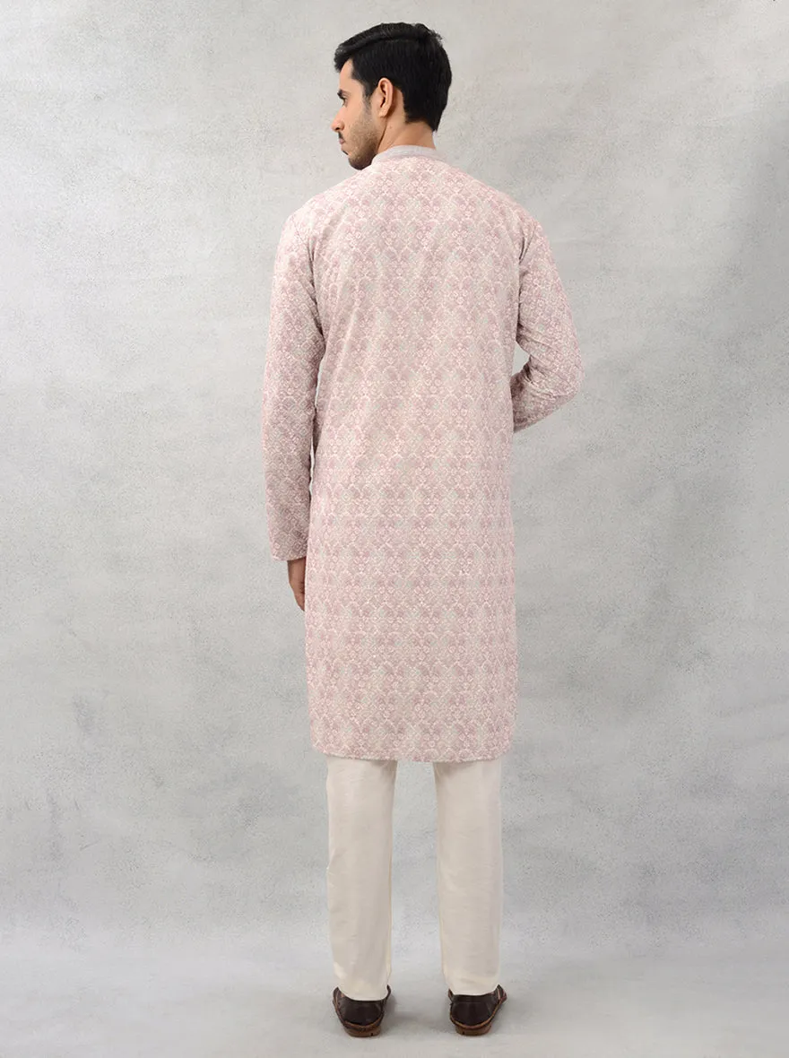 Purple & Green Kurta Pajama | Azania