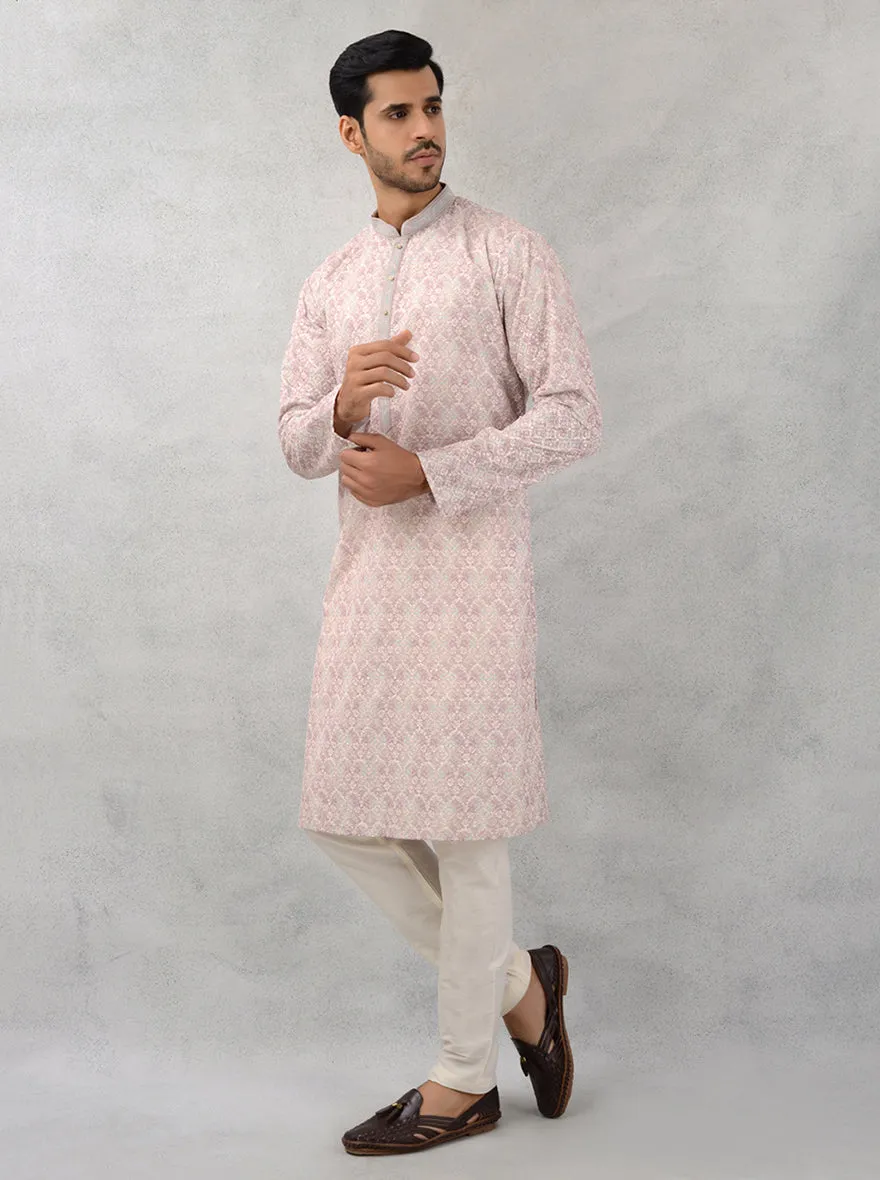 Purple & Green Kurta Pajama | Azania
