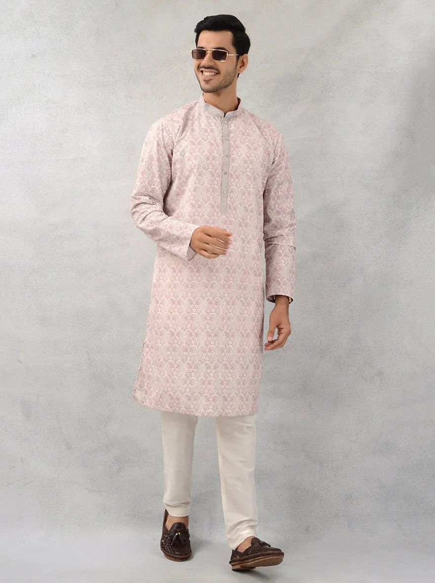 Purple & Green Kurta Pajama | Azania