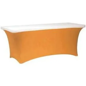 Rectangular Spandex Table Topper With Elastic