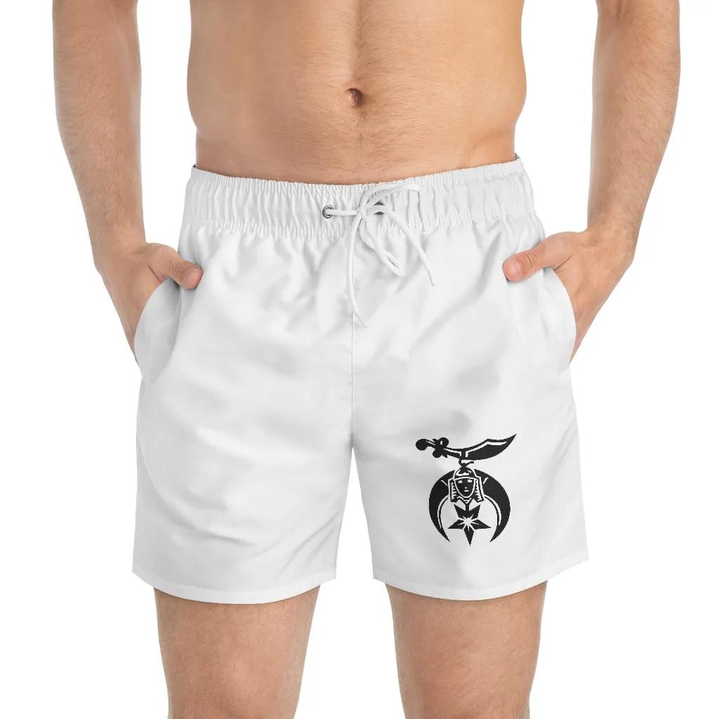 White Shriners Casual Shorts