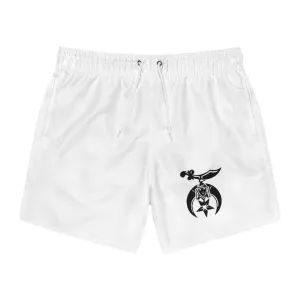 White Shriners Casual Shorts