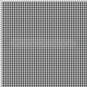 Spandex Gingham Black Small
