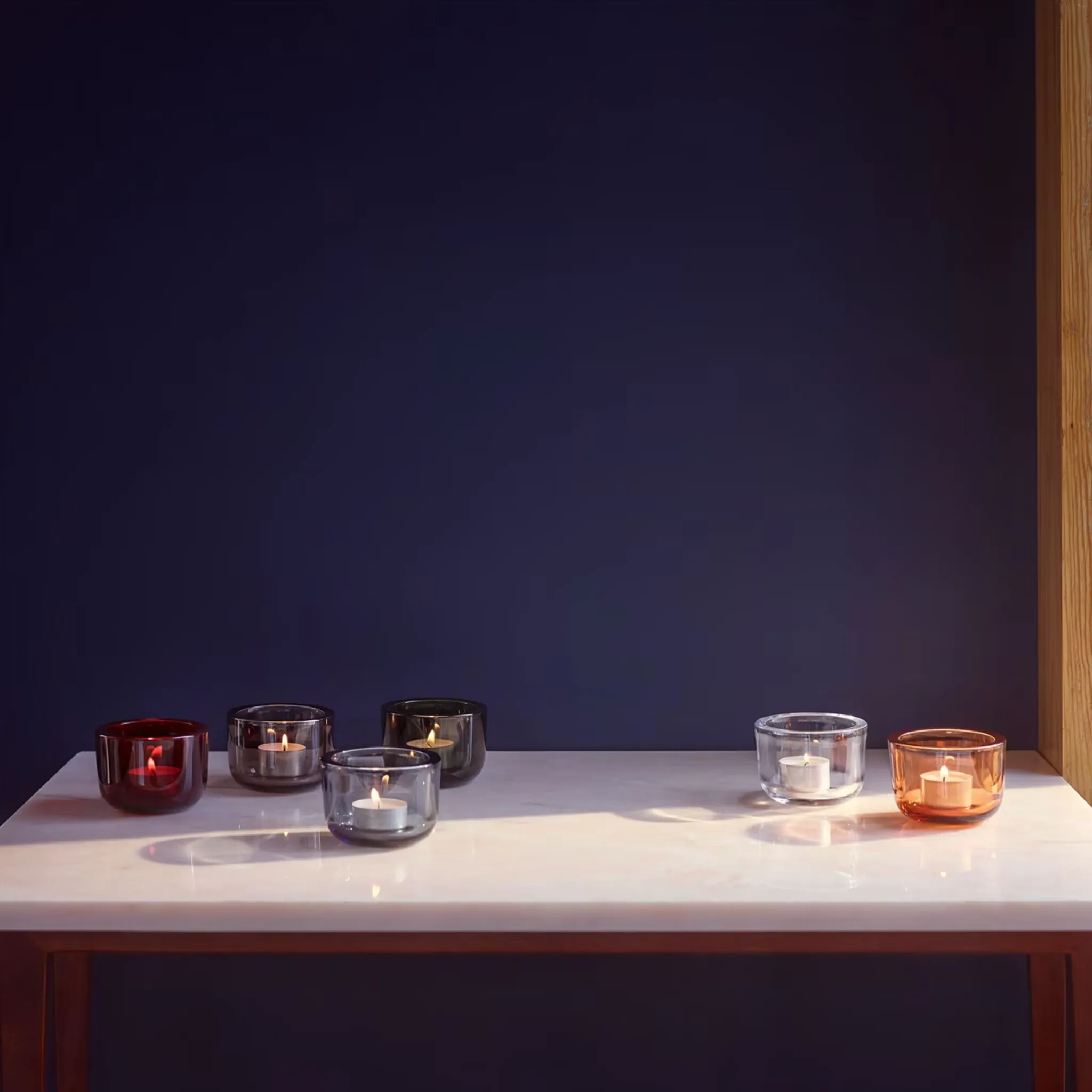 Valkea Tealight Holder Turquoise