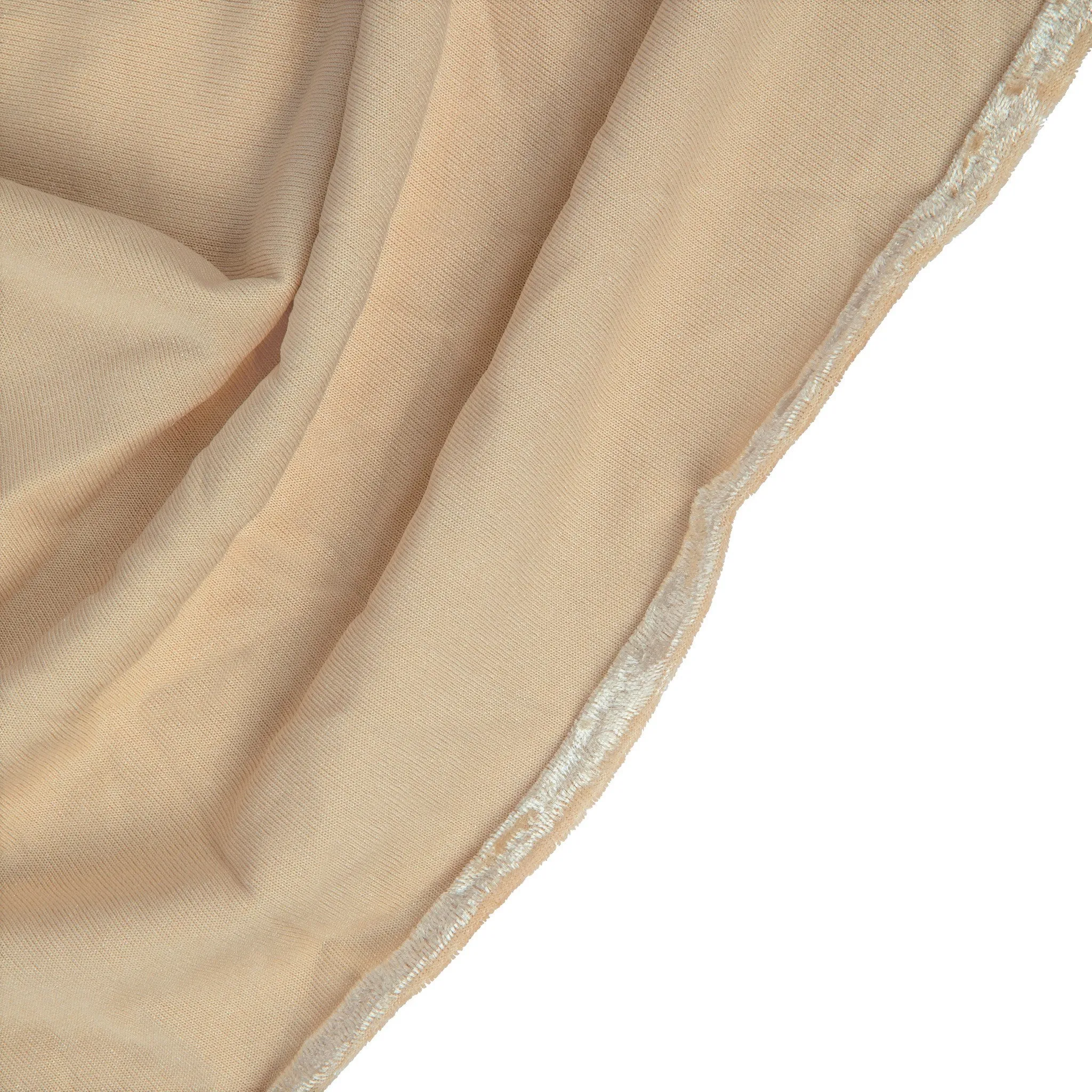Velvet Spandex Cocktail Table Cover 32" Round - Champagne