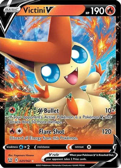 Victini V SWSH05: Battle Styles # 021/163