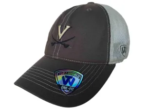 Virginia Cavaliers TOW Gray Putty Two Tone Mesh One Fit Flexfit Hat Cap